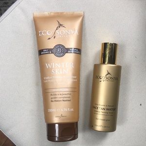 Eco Tan natural face tanner, body lotion, organic glory oil